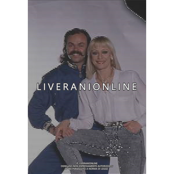 RAFFAELLA CARRA\' CANTANTE E ATTRICE - RETROSPETTIVA NELLA FOTO CON IL COMPAGNO SERGIO JAPINO ©ARCHIVIO GIOVANNI LIVERANI /AG. ALDO LIVERANI SAS
