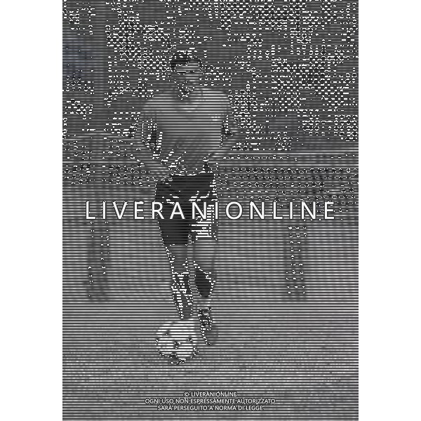RETROSPETTIVA ALESSANDRO ALTOBELLI CALCIATORE NELLA FOTO ALESSANDRO ALTOBELLI NELL\'ANNO 1990 ALLENAMENTO ASCOLI CALCIO AG ALDO LIVERANI SAS  