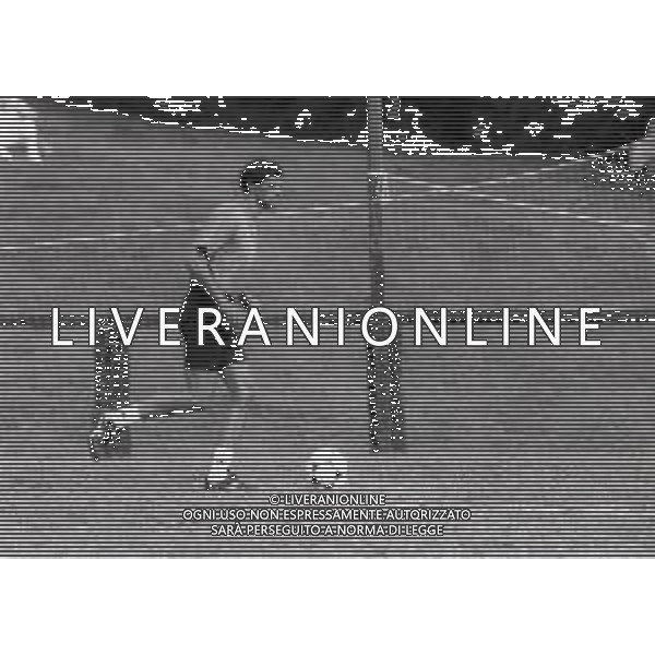 RETROSPETTIVA ALESSANDRO ALTOBELLI CALCIATORE NELLA FOTO ALESSANDRO ALTOBELLI NELL\'ANNO 1990 ALLENAMENTO ASCOLI CALCIO AG ALDO LIVERANI SAS  