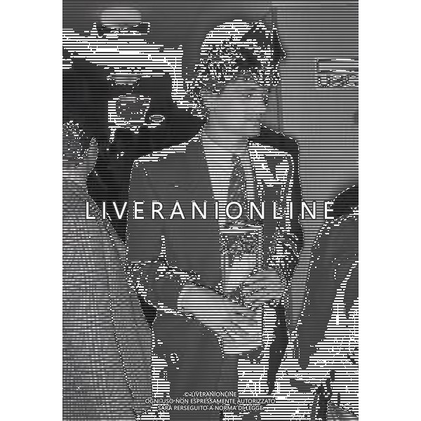 RETROSPETTIVA ALESSANDRO ALTOBELLI CALCIATORE NELLA FOTO ALESSANDRO ALTOBELLI NELL\'ANNO 1985-1986 AG ALDO LIVERANI SAS 