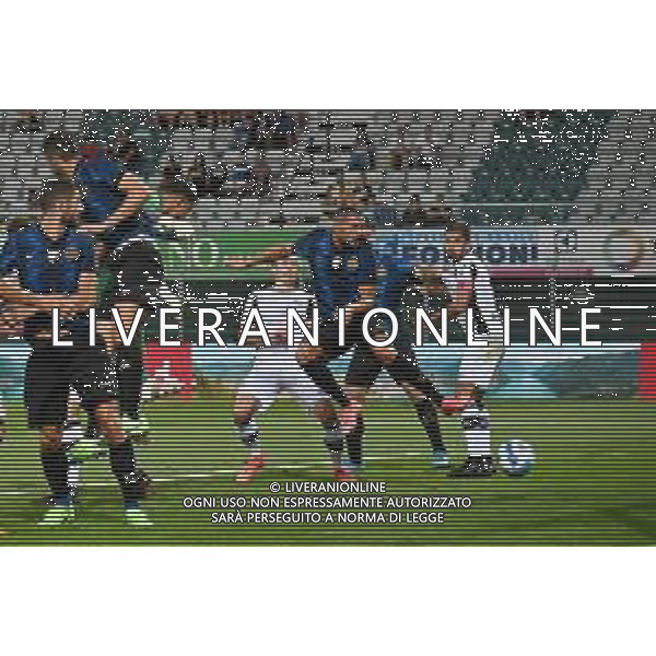 Danilo D\'Ambrosio segna il gol dell\'1 a 2 Lugano vs Inter amichevole precampionato Lugano (CH) 17-07-2021 Stadio Cornaredo foto Roberto Garavaglia/ag. Aldo Liverani sas/AGENZIA ALDO LIVERANI