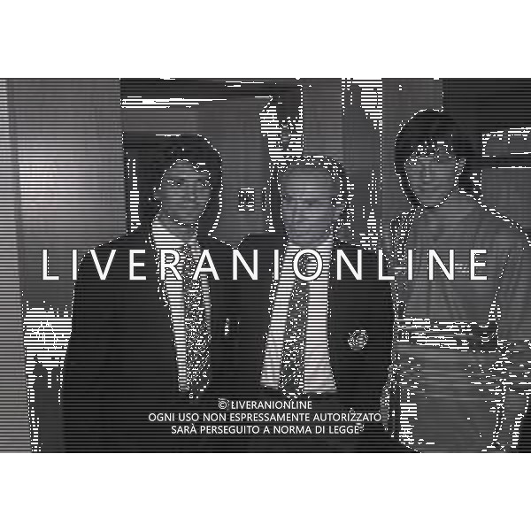 RETROSPETTIVA ALESSANDRO ALTOBELLI CALCIATORE NELLA FOTO ALESSANDRO ALTOBELLI RITIRO NAZIONALE ITALIANA NELL\'ANNO 1987 CON AZEGLIO VICINI E WALTER ZENGA AG ALDO LIVERANI SAS