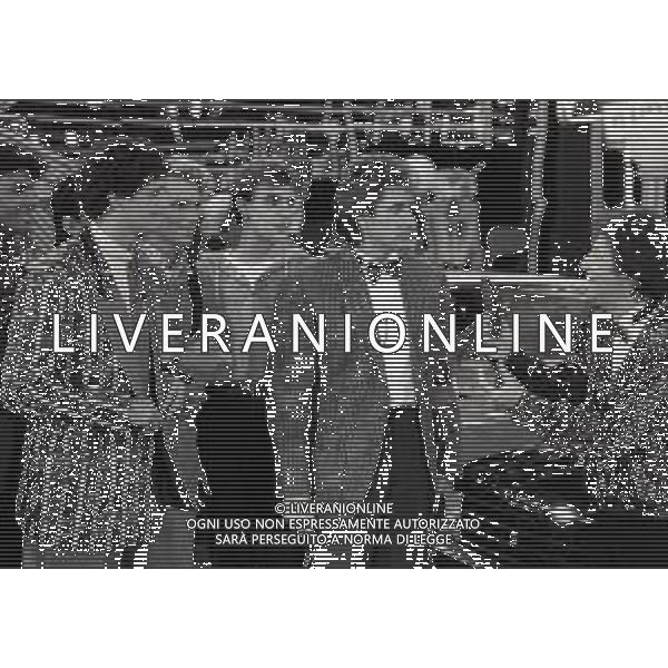 RETROSPETTIVA ALESSANDRO ALTOBELLI CALCIATORE NELLA FOTO ALESSANDRO ALTOBELLI CON EZIO GREGGIO GIANFRANCO D\'ANGELO NELL\'ANNO 1986 NELLA TRASMISSIONE TELEVISIVA“DRIVE IN“ AG ALDO LIVERANI SAS 
