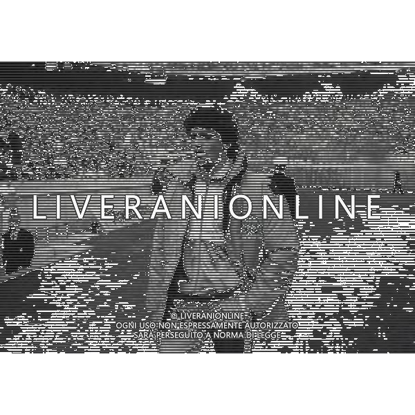 RETROSPETTIVA ALESSANDRO ALTOBELLI CALCIATORE NELLA FOTO ALESSANDRO ALTOBELLI NELL\'ANNO 1988 -1989 CON LA MAGLIA DELLA JUVENTUS AG ALDO LIVERANI SAS  