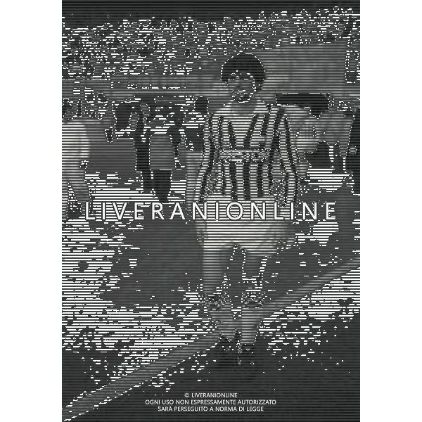 RETROSPETTIVA ALESSANDRO ALTOBELLI CALCIATORE NELLA FOTO ALESSANDRO ALTOBELLI NELL\'ANNO 1988 -1989 CON LA MAGLIA DELLA JUVENTUS AG ALDO LIVERANI SAS  