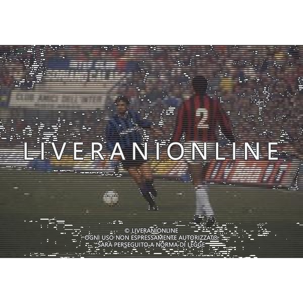 RETROSPETTIVA ALESSANDRO ALTOBELLI CALCIATORE NELLA FOTO ALESSANDRO ALTOBELLI CON LA MAGLIA DELL\'INTER AG ALDO LIVERANI SAS 