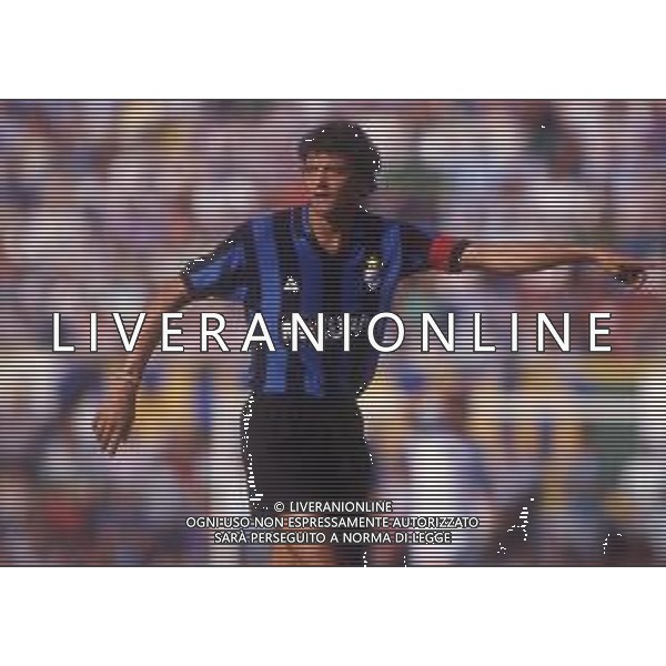 RETROSPETTIVA ALESSANDRO ALTOBELLI CALCIATORE NELLA FOTO ALESSANDRO ALTOBELLI CON LA MAGLIA DELL\'INTER AG ALDO LIVERANI SAS 
