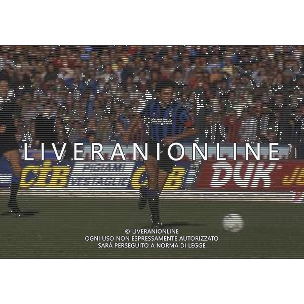 RETROSPETTIVA ALESSANDRO ALTOBELLI CALCIATORE NELLA FOTO ALESSANDRO ALTOBELLI CON LA MAGLIA DELL\'INTER AG ALDO LIVERANI SAS 