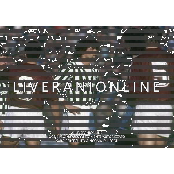 RETROSPETTIVA ALESSANDRO ALTOBELLI CALCIATORE NELLA FOTO ALESSANDRO ALTOBELLI CON LA MAGLIA DELLA JUVENTUS AG ALDO LIVERANI SAS 