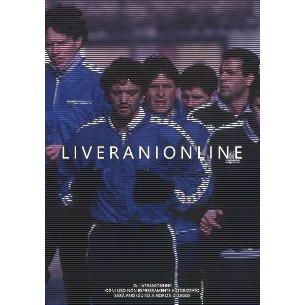 RETROSPETTIVA ALESSANDRO ALTOBELLI CALCIATORE NELLA FOTO ALESSANDRO ALTOBELLI CON LA MAGLIA DELLA JUVENTUS AG ALDO LIVERANI SAS 