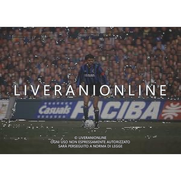 RETROSPETTIVA ALESSANDRO ALTOBELLI CALCIATORE NELLA FOTO ALESSANDRO ALTOBELLI CON LA MAGLIA DELL\'INTER AG ALDO LIVERANI SAS 