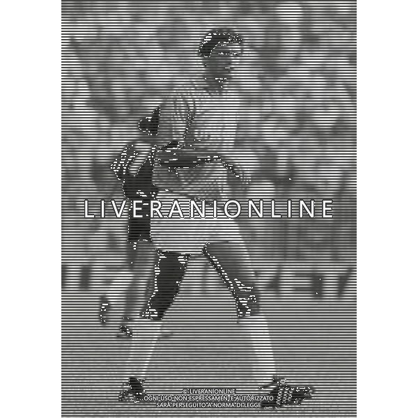 RETROSPETTIVA ALESSANDRO ALTOBELLI CALCIATORE NELLA FOTO ALESSANDRO ALTOBELLI CON LA MAGLIA DEL BRESCIA CALCIO AG ALDO LIVERANI SAS  
