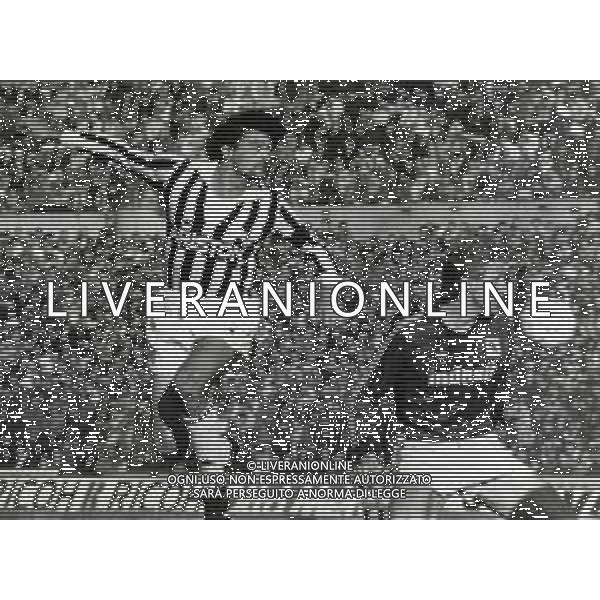 RETROSPETTIVA ALESSANDRO ALTOBELLI CALCIATORE NELLA FOTO ALESSANDRO ALTOBELLI CON LA MAGLIA DELLA JUVENTUS AG ALDO LIVERANI SAS 