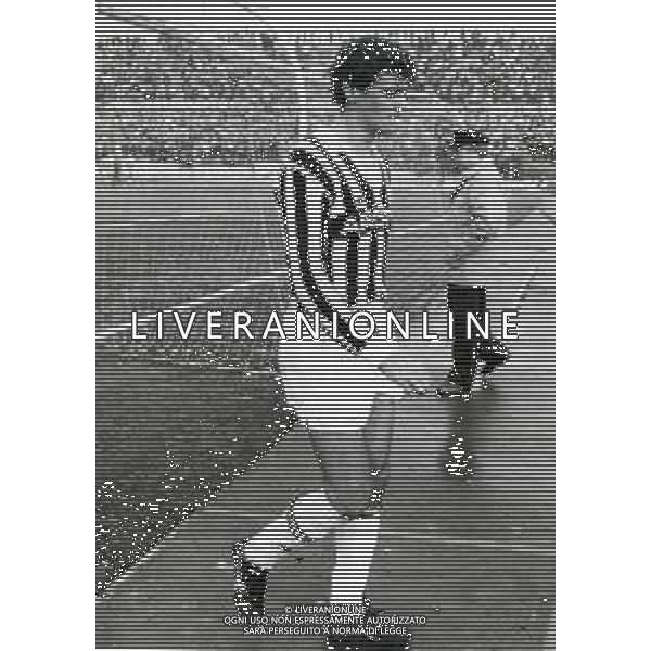 RETROSPETTIVA ALESSANDRO ALTOBELLI CALCIATORE NELLA FOTO ALESSANDRO ALTOBELLI CON LA MAGLIA DELLA JUVENTUS AG ALDO LIVERANI SAS 