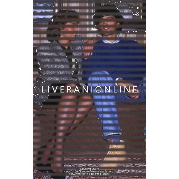 RETROSPETTIVA ALESSANDRO ALTOBELLI CALCIATORE NELLA FOTO ALESSANDRO ALTOBELLI CON LA FAMIGLIA NELL\'ANNO 1987 A MILANO AG ALDO LIVERANI SAS 