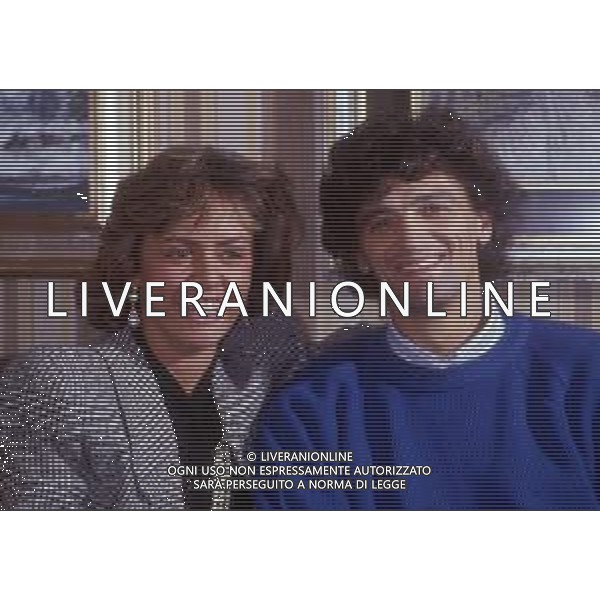 RETROSPETTIVA ALESSANDRO ALTOBELLI CALCIATORE NELLA FOTO ALESSANDRO ALTOBELLI CON LA FAMIGLIA NELL\'ANNO 1987 A MILANO AG ALDO LIVERANI SAS 