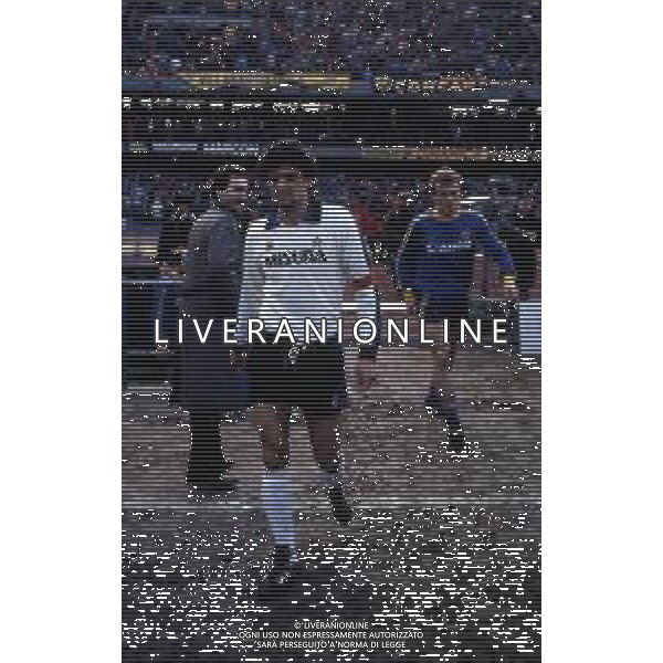 RETROSPETTIVA ALESSANDRO ALTOBELLI CALCIATORE NELLA FOTO ALESSANDRO ALTOBELLI CON LA MAGLIA DELL\'INTER AG ALDO LIVERANI SAS 