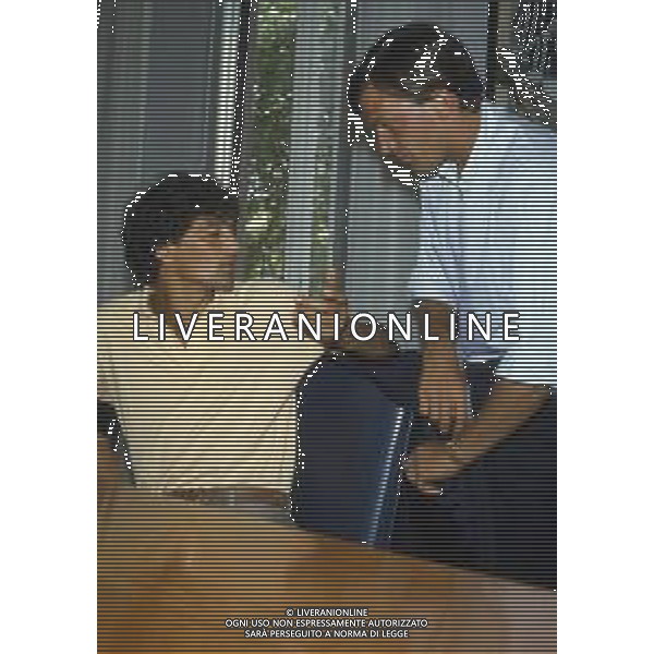 RETROSPETTIVA ALESSANDRO ALTOBELLI CALCIATORE NELLA FOTO ALESSANDRO ALTOBELLI CON LA MAGLIA DELL\'INTER CON MARCO TARDELLI AG ALDO LIVERANI SAS 