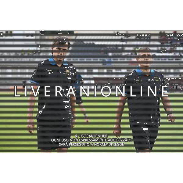 Simone Inzaghi allenatore Inter e sulla DX il suo vice Massimiliano Farris Lugano vs Inter amichevole precampionato Lugano (CH) 17-07-2021 Stadio Cornaredo foto Roberto Garavaglia/ag. Aldo Liverani sas