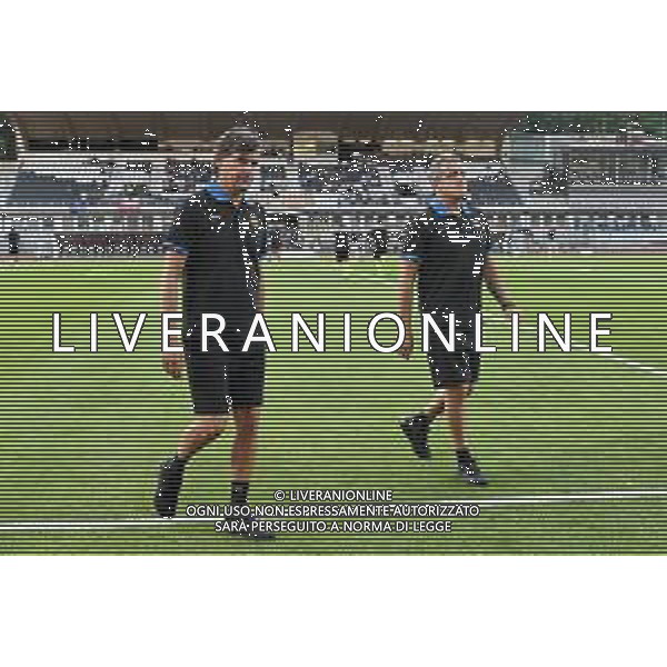 Simone Inzaghi allenatore Inter e sulla DX il suo vice Massimiliano Farris Lugano vs Inter amichevole precampionato Lugano (CH) 17-07-2021 Stadio Cornaredo foto Roberto Garavaglia/ag. Aldo Liverani sas