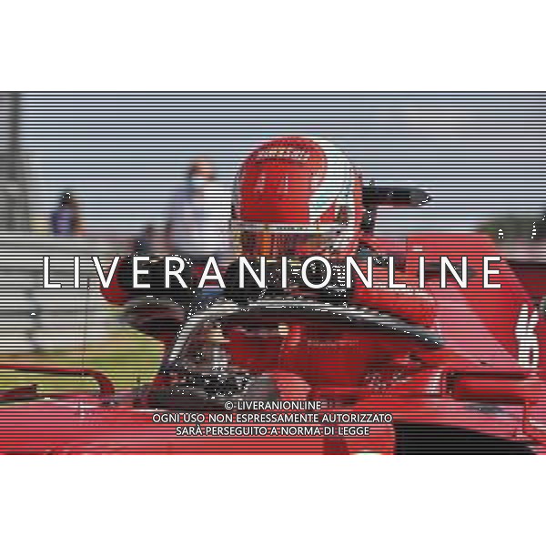 Second placed Charles Leclerc (MON) Ferrari SF-21 in parc ferme. 18.07.2021. Formula 1 World Championship, Rd 10, British Grand Prix, Silverstone, England, Race Day. - www.xpbimages.com, EMail: requests@xpbimages.com © Copyright: Batchelor / XPB Images/AGENZIA ALDO LIVERANI - ITALY ONLY EDITORIAL USE ONLY