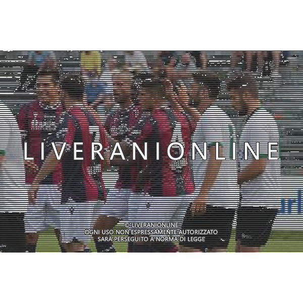 BOLOGNA, BAGNOLESE AMICHEVOLE PRECAMPIONATO NELLA FOTO: ESULTANZA BONIFAZI FOTO MOSCA, AG.LIVERANI