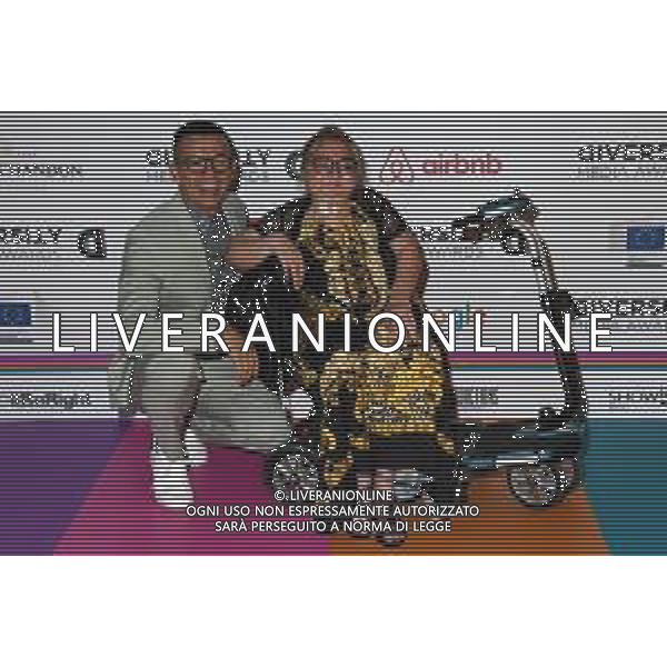 © TVRG Diversity Media Awards nella foto Diego Passoni e Marina Cuollo Milano 19-07-2021 Teatro Franco Parenti Diversity Media Awards foto Roberto Garavaglia/agenzia Aldo Liverani