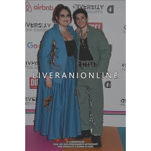 © TVRG Diversity Media Awards nella foto Muriel SX con Ethan Caspani DX Milano 19-07-2021 Teatro Franco Parenti Diversity Media Awards foto Roberto Garavaglia/agenzia Aldo Liverani