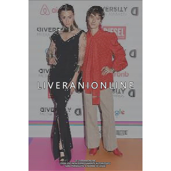 © TVRG Diversity Media Awards nella foto Barbara Pedrazzi in arte La B. Fujiko e Thomas Costantin Milano 19-07-2021 Teatro Franco Parenti Diversity Media Awards foto Roberto Garavaglia/agenzia Aldo Liverani