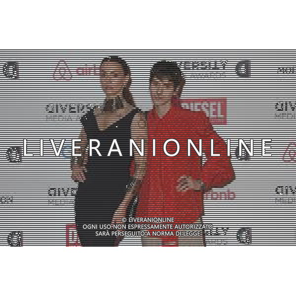 © TVRG Diversity Media Awards nella foto Barbara Pedrazzi in arte La B. Fujiko e Thomas Costantin Milano 19-07-2021 Teatro Franco Parenti Diversity Media Awards foto Roberto Garavaglia/agenzia Aldo Liverani