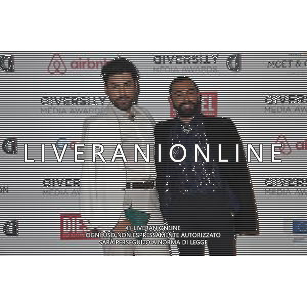 © TVRG Diversity Media Awards nella foto Michael Ceglia SX e William Picciau DX Milano 19-07-2021 Teatro Franco Parenti Diversity Media Awards foto Roberto Garavaglia/agenzia Aldo Liverani