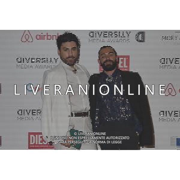© TVRG Diversity Media Awards nella foto Michael Ceglia SX e William Picciau DX Milano 19-07-2021 Teatro Franco Parenti Diversity Media Awards foto Roberto Garavaglia/agenzia Aldo Liverani