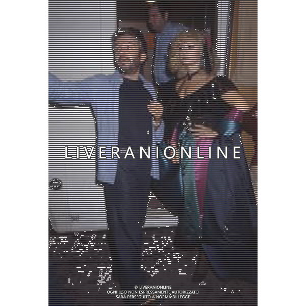 RAFFAELLA CARRA\' CANTANTE E ATTRICE - RETROSPETTIVA NELLA FOTO NEL 1979 CON GINO LANDI ©ARCHIVIO GIOVANNI LIVERANI /AG. ALDO LIVERANI SAS