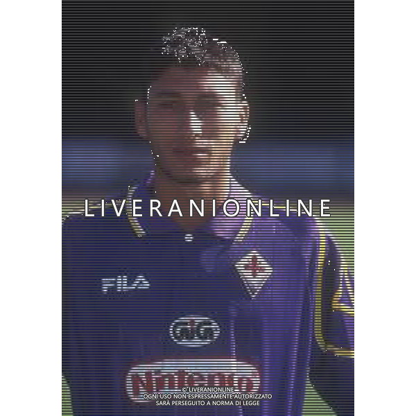 RETROSPETTIVA AMOROSO CHRISTIAN CALCIATORE NELLA FOTO AMOROSO CHRISTIAN CON LA MAGLIA DELLA FIORENTINA CALCIO AG ALDO LIVERANI SAS