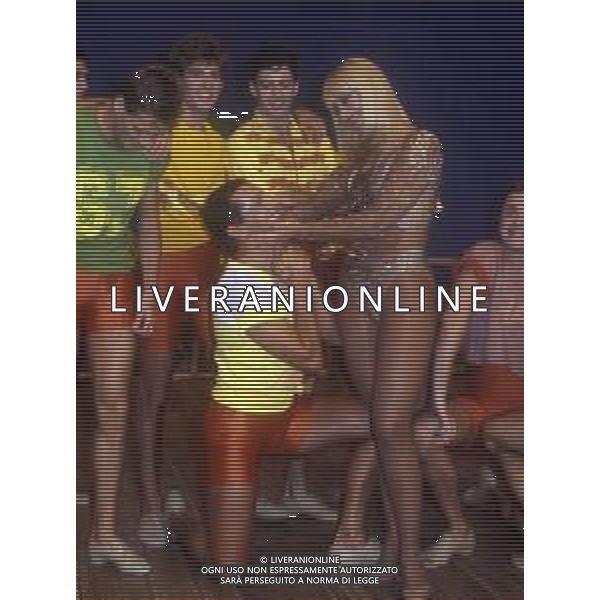 RETROSPETTIVA RAFFAELLA CARRA\' ATTRICE-CANTANTE E SHOW GIRL NELLA FOTO RAFFAELLA CARRA\' NELL\'ANNO 1985 AG ALDO LIVERANI SAS 
