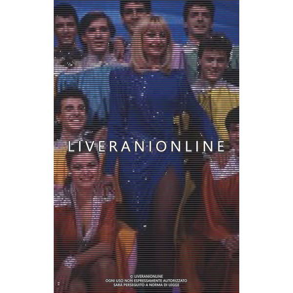 RETROSPETTIVA RAFFAELLA CARRA\' ATTRICE-CANTANTE E SHOW GIRL NELLA FOTO RAFFAELLA CARRA\' NELL\'ANNO 1985 AG ALDO LIVERANI SAS 