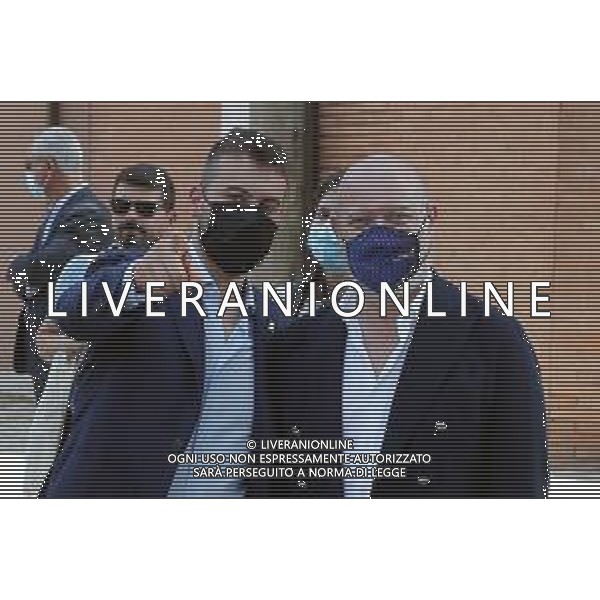 IMOLA 23 07 2021 LA GIUNTA REGIONALE NEI TERRITORI FOCUS SUL CIRCONDARIO DI IMOLA NELLA FOTO SINDACO MARCO PANIERI E STEFANO BONACCINI PRESIDENTE DELLA REGIONE EMILIA ROMAGNA ©SANNA/AGENZIA ALDO LIVERANI SAS