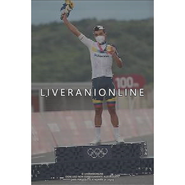 24-07-2021 Giochi Olimpici Elite Uomini; 2021, Ineos Grenadiers; Carapaz Antonio, Richard Antonio; Fuji Speedway; - Olimpiadi Tokyo 2020 Giappone ©SIROTTI/AGENZIA ALDO LIVERANI SAS