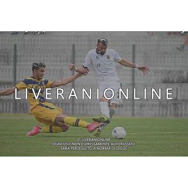 Riccardo Barbuti (Trento) segna il gol dell\'1 a 1 Parma vs Trento amichevole precampionato San Michele all\'Adige 24-07-2021 foto Roberto Garavaglia/ag. Aldo Liverani sas