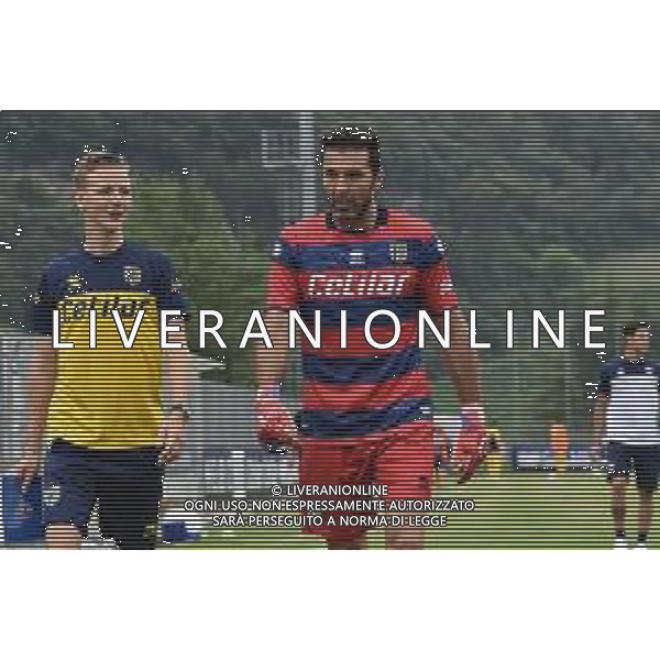 Gianlugi Buffon (Parma) Parma vs Trento amichevole precampionato San Michele all\'Adige 24-07-2021 foto Roberto Garavaglia/ag. Aldo Liverani sas