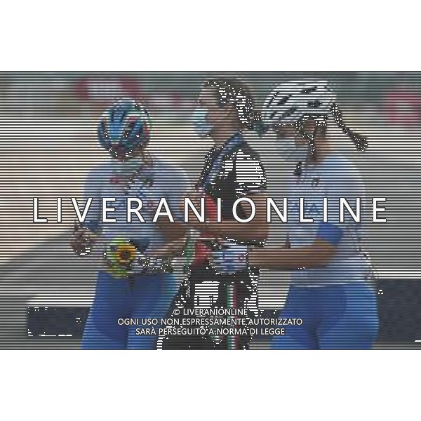 25-07-2021 Giochi Olimpici Elite Donne; 2021, Italia; Longo Borghini, Elisa; Bastianelli, Marta; Paladin, Soraya; Fuji Speedway; ©SIROTTI/AGENZIA ALDO LIVERANI SAS