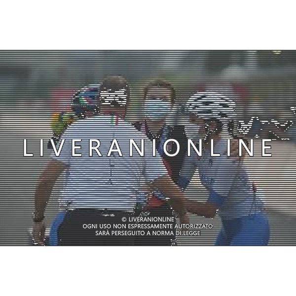 25-07-2021 Giochi Olimpici Elite Donne; 2021, Italia; Longo Borghini, Elisa; Paladin, Soraya; Dagnoni, Cordiano; Fuji Speedway; ©SIROTTI/AGENZIA ALDO LIVERANI SAS