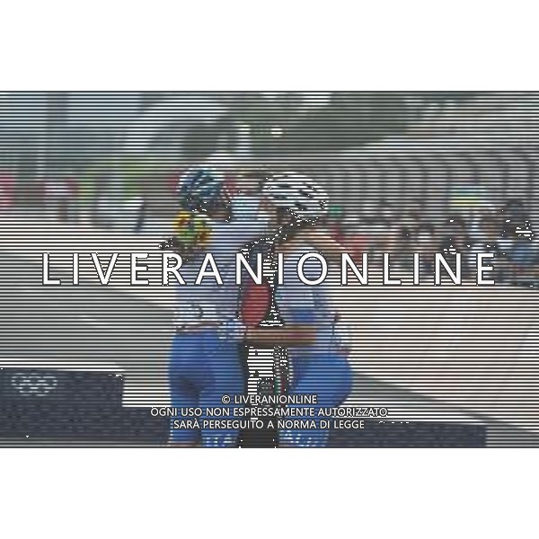 25-07-2021 Giochi Olimpici Elite Donne; 2021, Italia; Longo Borghini, Elisa; Bastianelli, Marta; Paladin, Soraya; Fuji Speedway; ©SIROTTI/AGENZIA ALDO LIVERANI SAS
