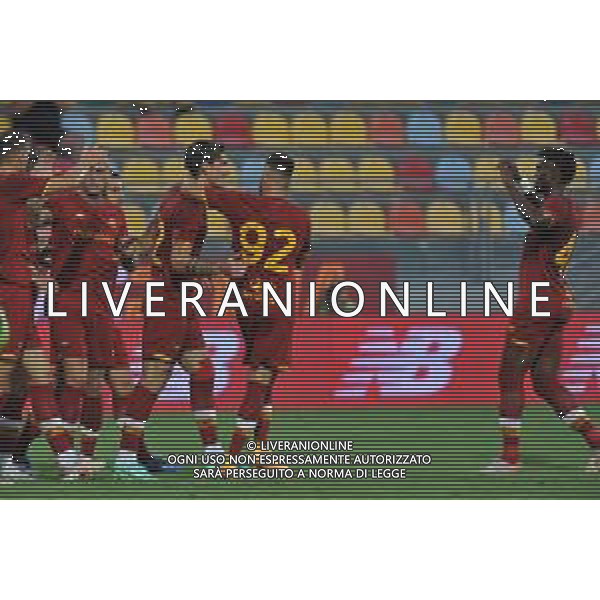Roma vs Debrecen Amichevole - Stadio Benito Stirpe - Frosinone 25-07-2021 nella foto Esultanza Roma dopo il Gol Nicolo\' Zaniolo ©Federico Gaetano/AGENZIA ALDO LIVERANI SAS