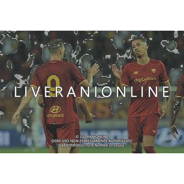 Roma vs Debrecen Amichevole - Stadio Benito Stirpe - Frosinone 25-07-2021 nella foto Esultanza edin Dzeko e Smalling ©Federico Gaetano/AGENZIA ALDO LIVERANI SAS