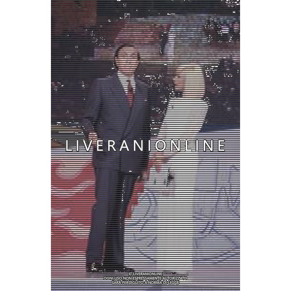 RAFFAELLA CARRA\' ATTRICE E SHOWGIRL - RETROSPETTIVA ANNI \'80 NELLA FOTO CON PIPPO BAUDO ©ARCHIVIO GIOVANNI LIVERANI/AGENZIA ALDO LIVERANI SAS