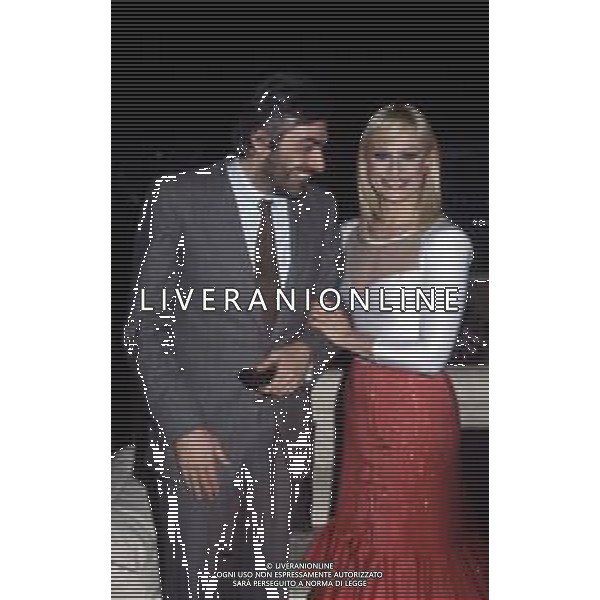 RAFFAELLA CARRA\' ATTRICE E SHOWGIRL - RETROSPETTIVA ANNI \'80 NELLA FOTO CON GIOVANNI GORIA ©ARCHIVIO GIOVANNI LIVERANI/AGENZIA ALDO LIVERANI SAS