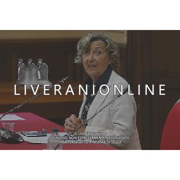 © TVRG Firma protocollo cura aree verdi nella foto Luisa Toeschi presidente della sezione Milano Nord dell\'associazione Italia Nostra Milano 26-07-2021 Sottoscrizione presso la Prefettura di Milano del protocollo d\'intesa per la promozione di attivita\' di cura e manutenzione di aree verdi, parchi e giardini con il coinvolgimento diretto di persone detenute in carcere. Presenti Marta Cartabia ministro della giustizia, Bernardo Petralia capo dipartimento dell\'amministrazione penitanziaria, Giuseppe Sala sindaco di Milano e Renato Saccone prefetto di Milano foto Roberto Garavaglia/ag. Aldo Liverani sas