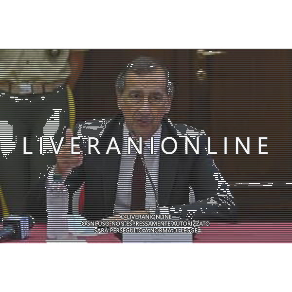 © TVRG Firma protocollo cura aree verdi nella foto Giuseppe Sala sindaco di Milano Milano 26-07-2021 Sottoscrizione presso la Prefettura di Milano del protocollo d\'intesa per la promozione di attivita\' di cura e manutenzione di aree verdi, parchi e giardini con il coinvolgimento diretto di persone detenute in carcere. Presenti Marta Cartabia ministro della giustizia, Bernardo Petralia capo dipartimento dell\'amministrazione penitanziaria, Giuseppe Sala sindaco di Milano e Renato Saccone prefetto di Milano foto Roberto Garavaglia/ag. Aldo Liverani sas