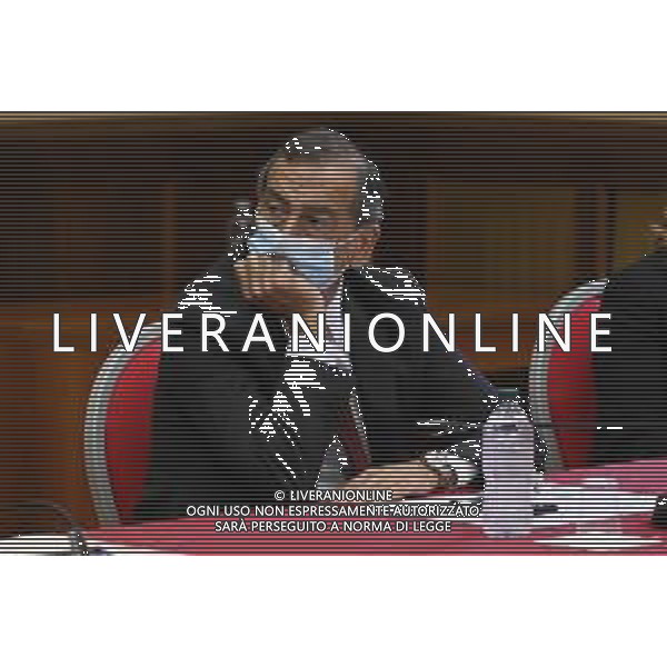 © TVRG Firma protocollo cura aree verdi nella foto Giuseppe Sala sindaco di Milano Milano 26-07-2021 Sottoscrizione presso la Prefettura di Milano del protocollo d\'intesa per la promozione di attivita\' di cura e manutenzione di aree verdi, parchi e giardini con il coinvolgimento diretto di persone detenute in carcere. Presenti Marta Cartabia ministro della giustizia, Bernardo Petralia capo dipartimento dell\'amministrazione penitanziaria, Giuseppe Sala sindaco di Milano e Renato Saccone prefetto di Milano foto Roberto Garavaglia/ag. Aldo Liverani sas